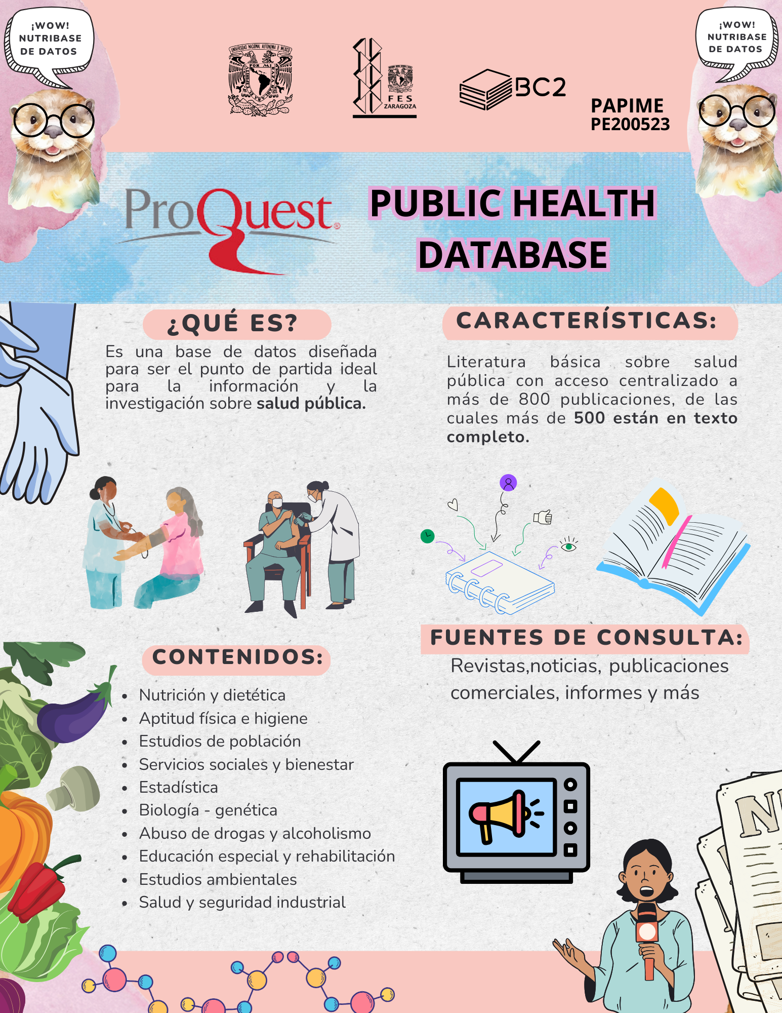 Infografía Public Health Database